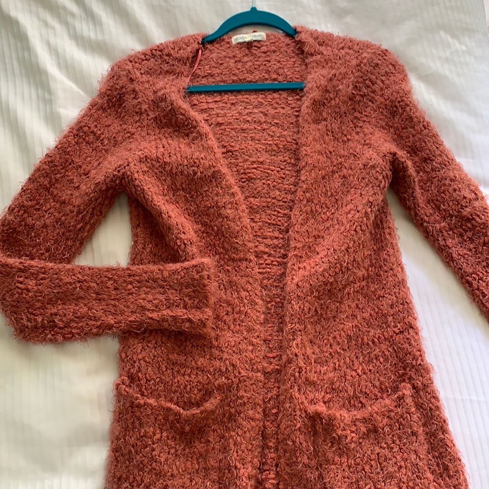 Fuzzy cardigan